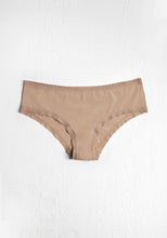 The Micro Lace Trim Hipster - Nude